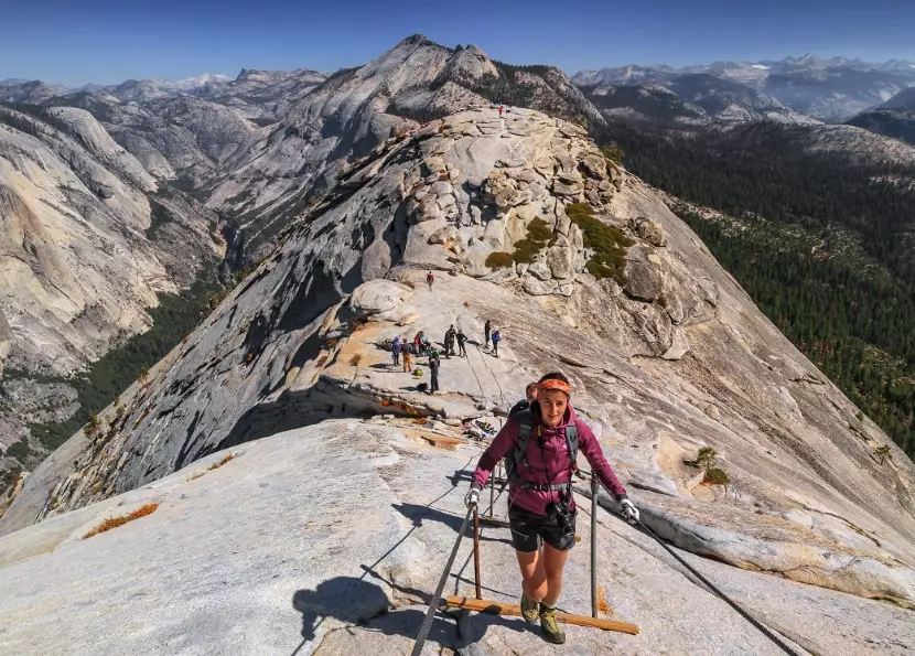 Yosemite Half Dome cables