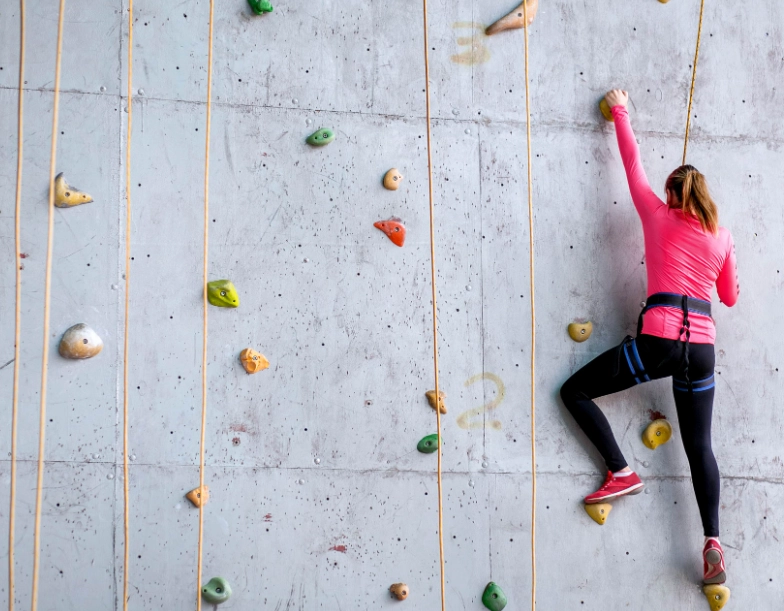 beginner rock climbing
