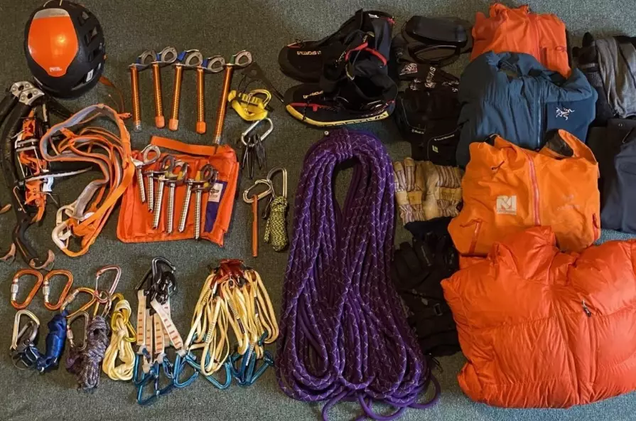 climbing gear list climbing gear list