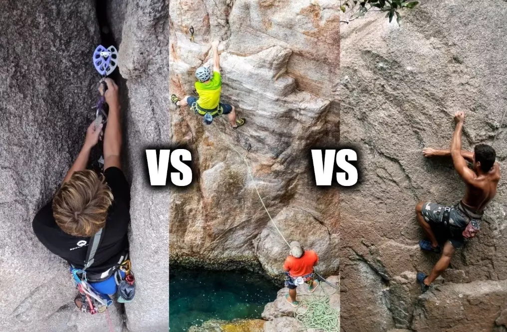 What Are the 3 Main Types of Climbing? Bouldering, Sport & Trad Explained