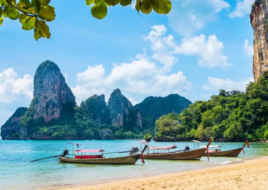 Southeast Asia backpacking route