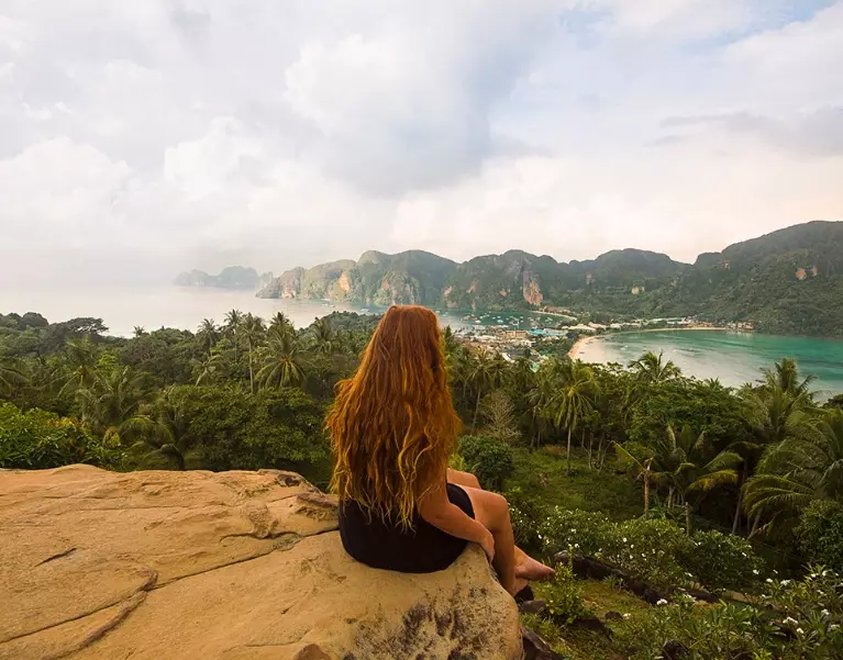 Southeast Asia backpacking route