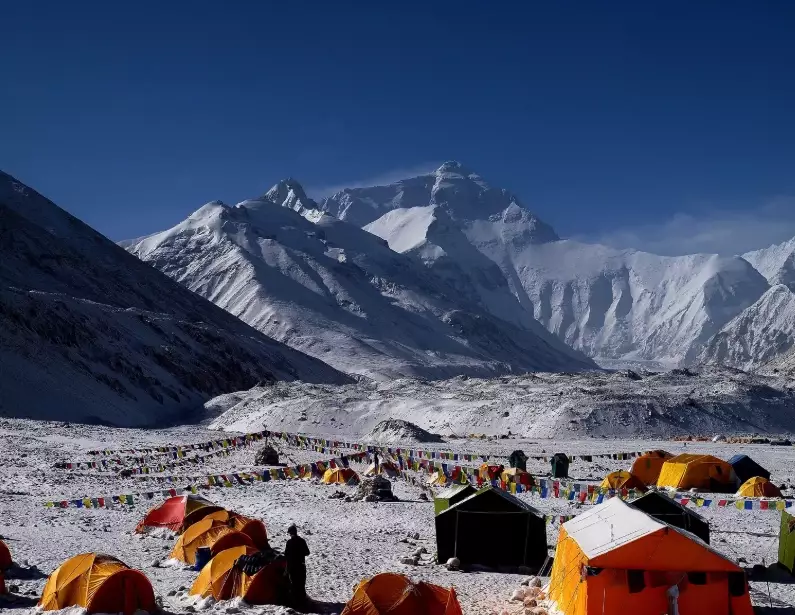 Everest Base Camp height Everest Base Camp height