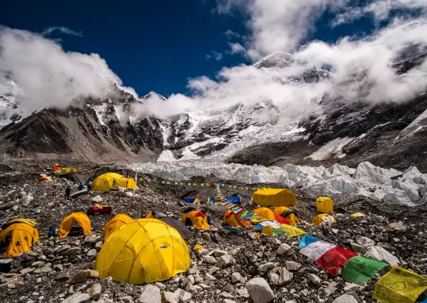 How far up Everest is Basecamp How far up Everest is Basecamp