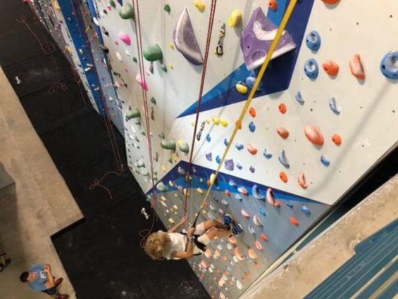 indoor climbing auto belay
