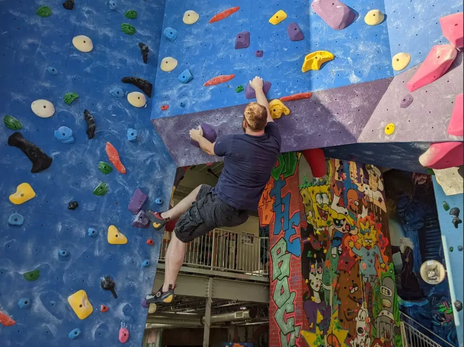 bouldering route