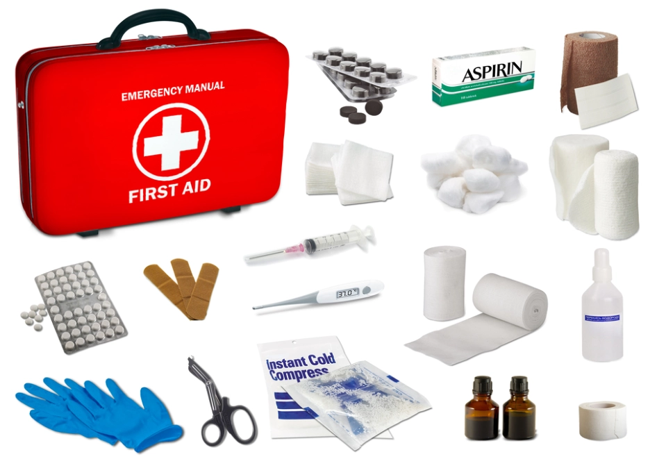 first aid kit contents