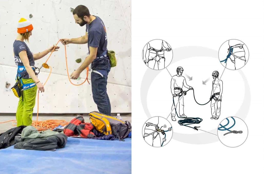 belaying climbing belaying climbing